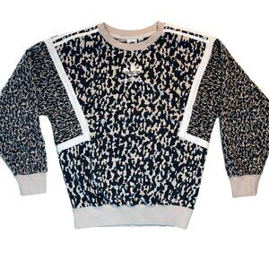Womens Adidas Leoflage Camo Print Sweatshirt Size XS